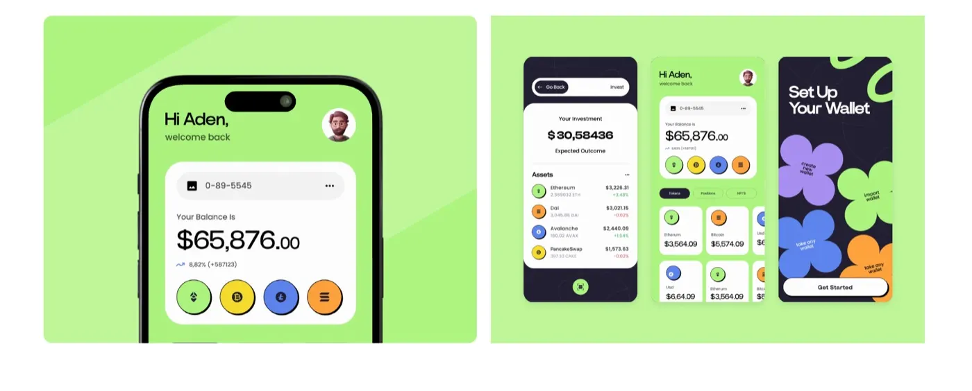 Wallet App product built by Botmer